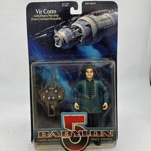 Babylon 5 - Vir Cotto - Action Figure w/Centauri Republic Warship